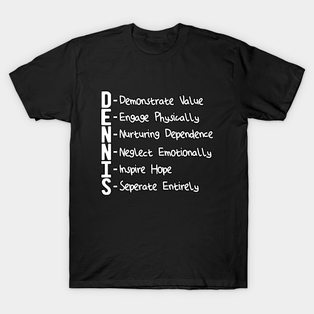 The Dennis System T-Shirt by OldDannyBrown